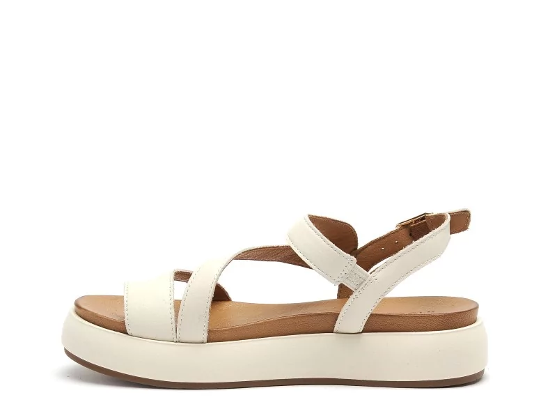 Inuovo A96003 Beige Sandales à Talons Femme