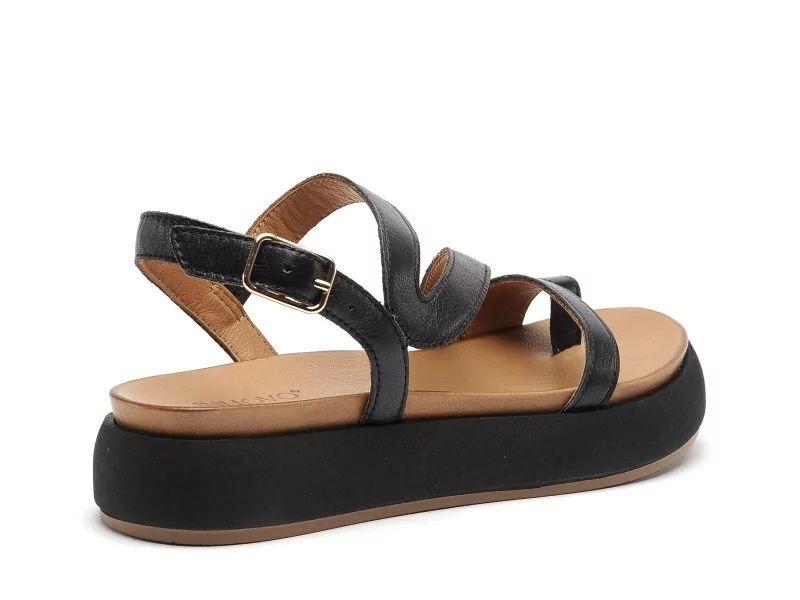 Inuovo A96003 Noir Sandales à Talons Femme