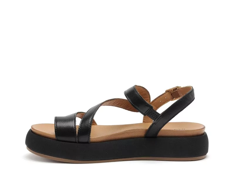 Inuovo A96003 Noir Sandales à Talons Femme