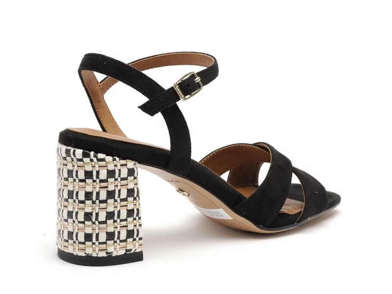 Tamaris 28362 46 Noir Sandales à Talons Femme