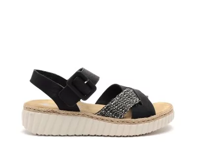 69269 Noir Sandales à Talons Femme