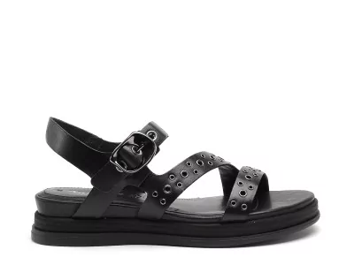 28217 46 Noir Sandales Plates Femme