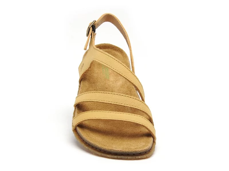 El Naturalista PANGLAO N5811 Jaune Sandales Plates Femme