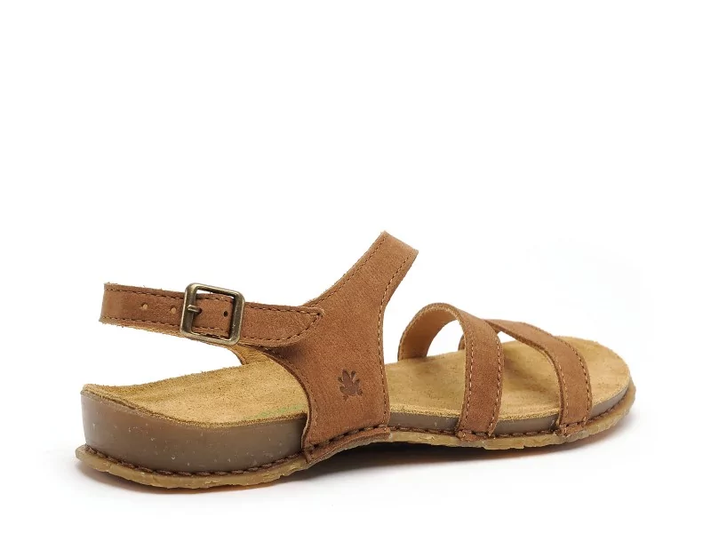 El Naturalista PANGLAO N5811 Marron Sandales Plates Femme