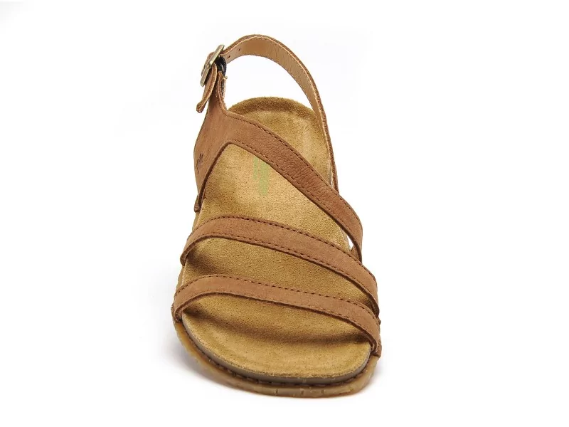 El Naturalista PANGLAO N5811 Marron Sandales Plates Femme