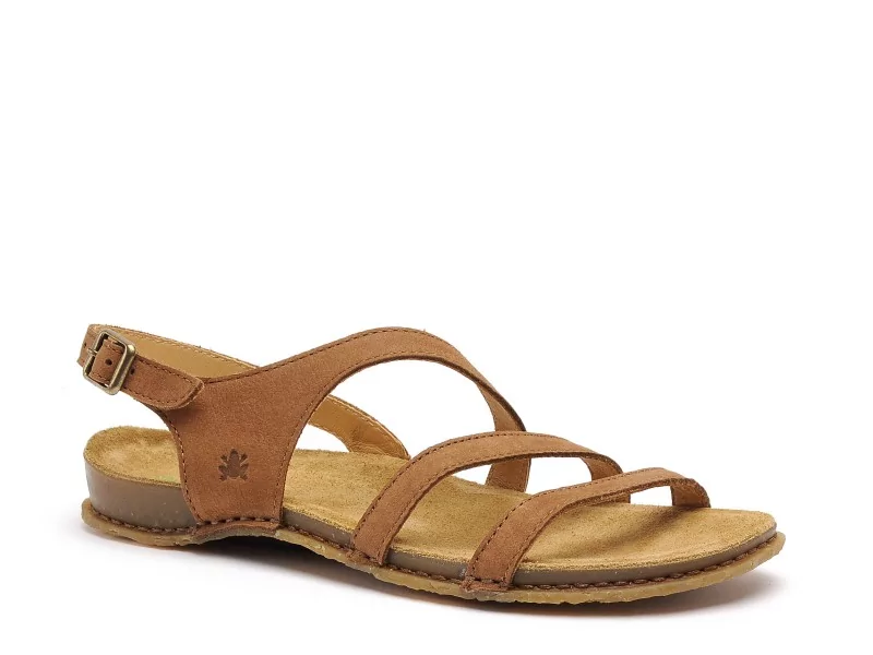 El Naturalista PANGLAO N5811 Marron Sandales Plates Femme