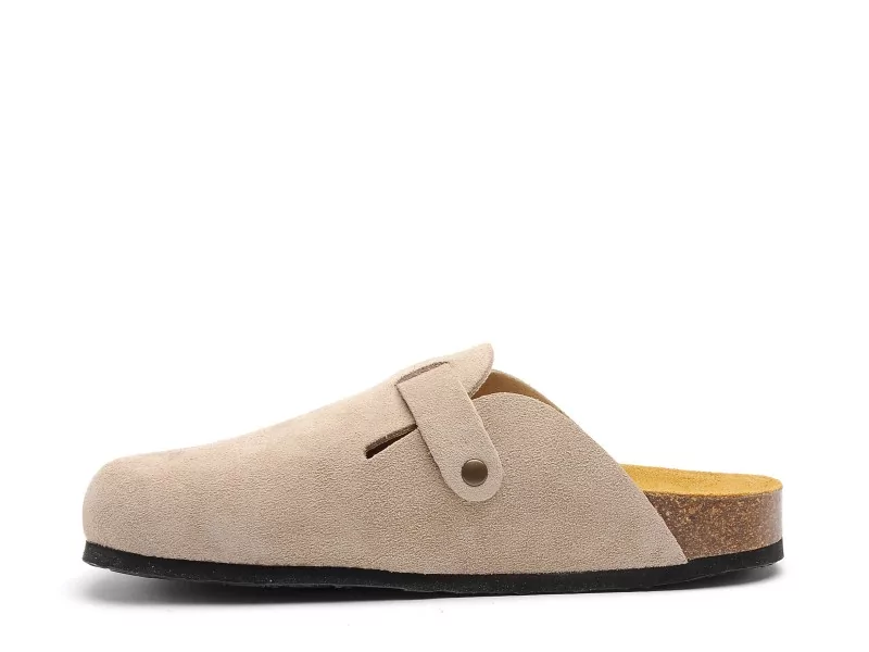 Plakton BLOGG 181539 Beige Mules et Sabots Plats Femme