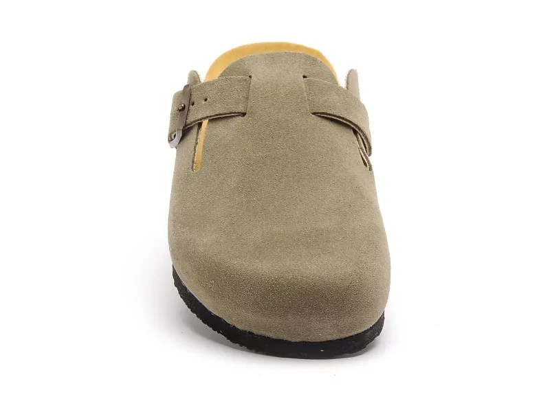 Plakton BLOGG 181539 Kaki Mules et Sabots Plats Femme