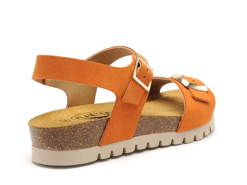 Plakton COOL 356219 Orange Sandales à Talons Femme