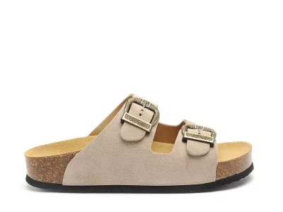 CP BETAWEST 340010 Beige Mules et Sabots Plats Femme