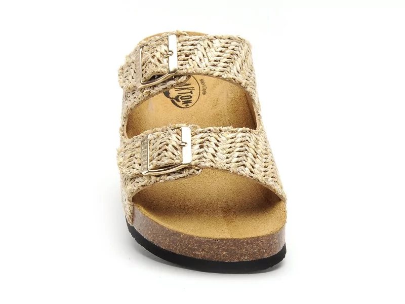 Plakton CP BETA 340010 Beige Mules et Sabots Plats Femme
