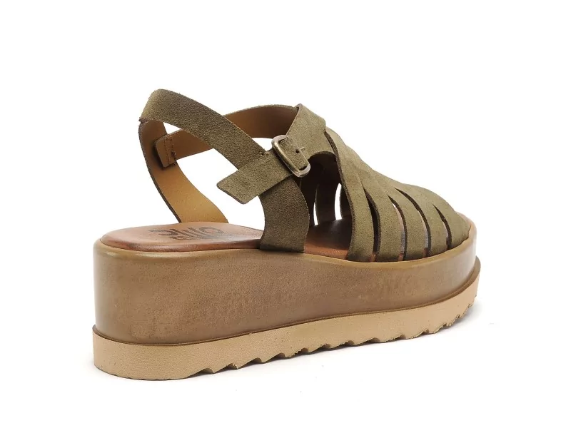 BUENO KIERA Kaki Sandales à Talons Femme