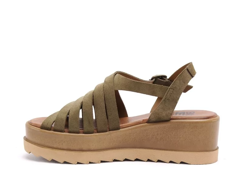 BUENO KIERA Kaki Sandales à Talons Femme