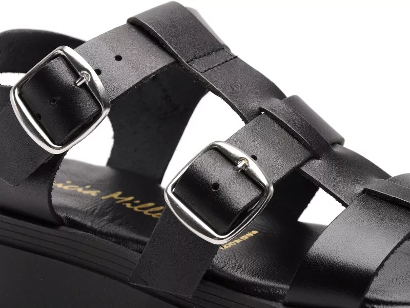  6536 703 Noir Sandales à Talons Femme