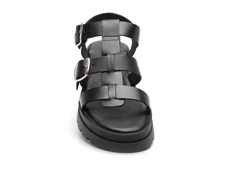  6536 703 Noir Sandales à Talons Femme