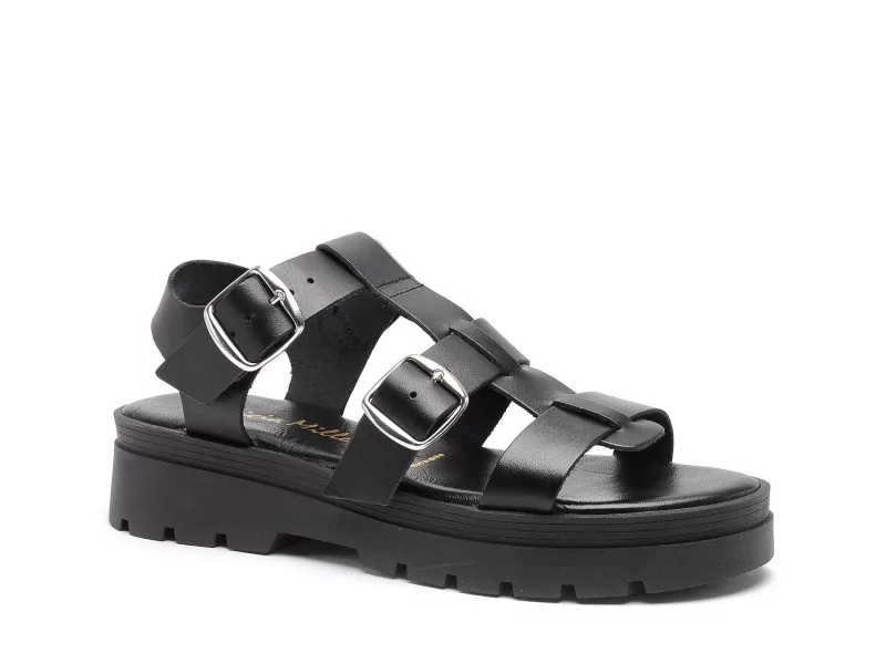  6536 703 Noir Sandales à Talons Femme