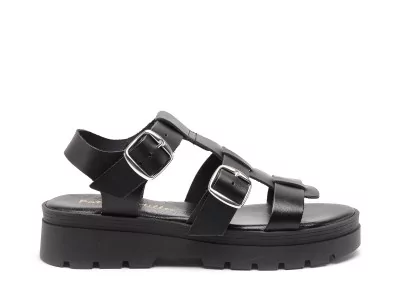 6536 703 Noir Sandales à Talons Femme