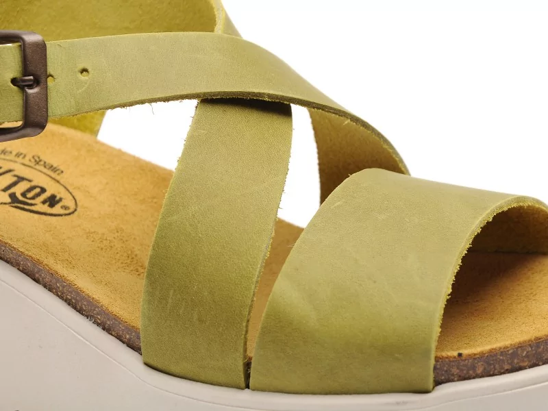 Plakton KIOTO 336442 Vert Sandales à Talons Femme