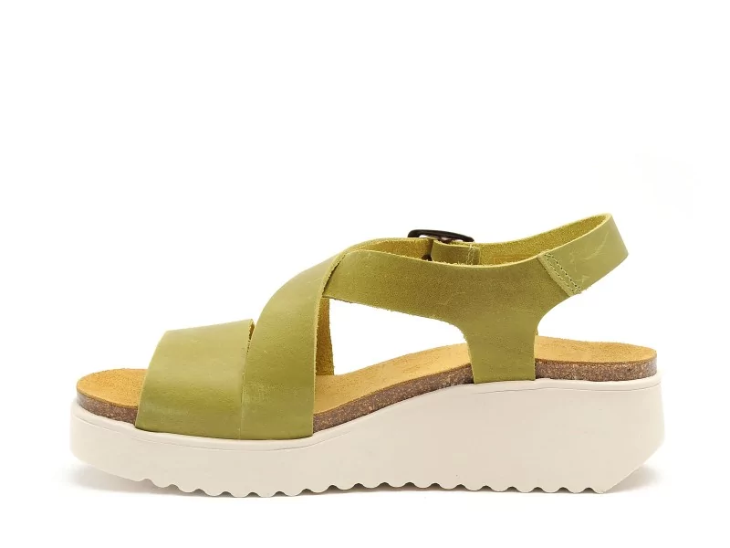 Plakton KIOTO 336442 Vert Sandales à Talons Femme