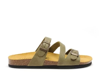 BOLINO 181210 Vert Mules et Sabots Plats Femme