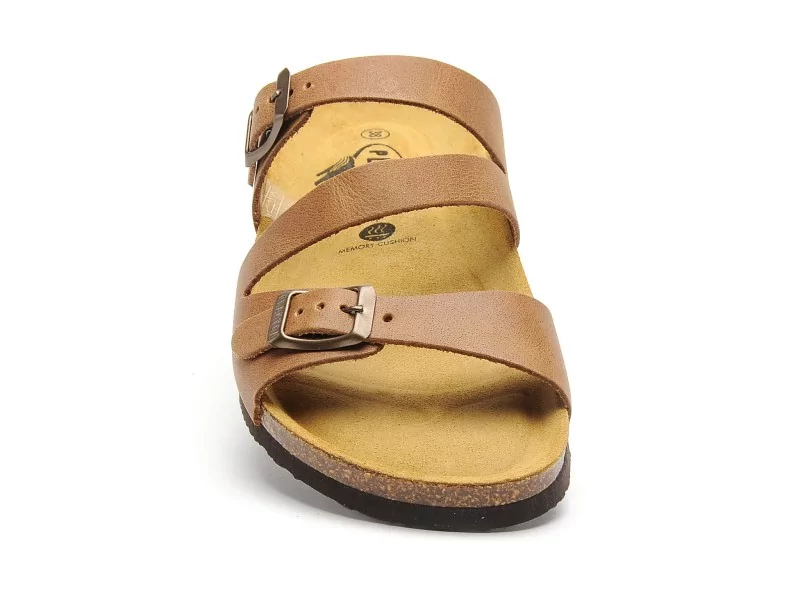 Plakton BOLINO 181210 Marron Mules et Sabots Plats Femme