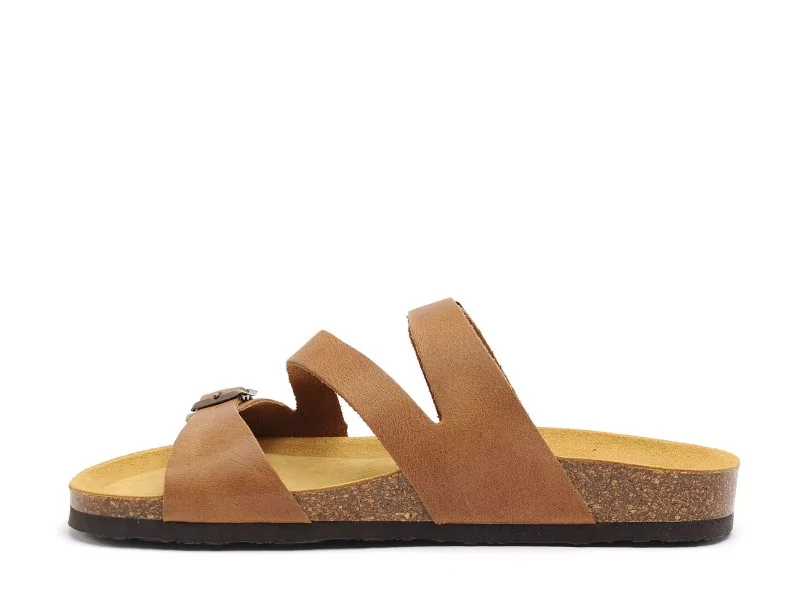 Plakton BOLINO 181210 Marron Mules et Sabots Plats Femme