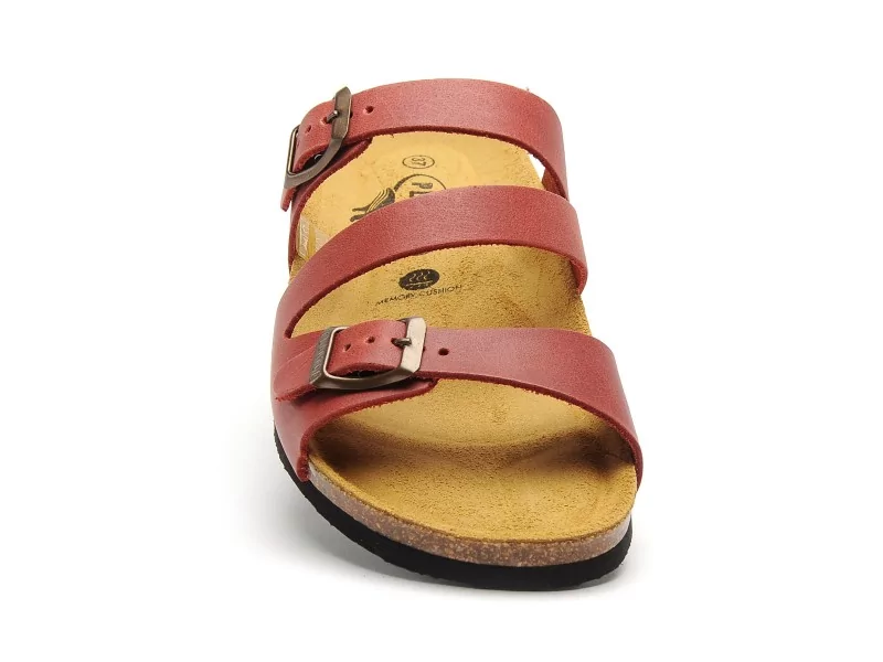 Plakton BOLINO 181210 Rouge Mules et Sabots Plats Femme