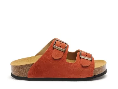 CP BETA 340010 Rouge Mules et Sabots Plats Femme