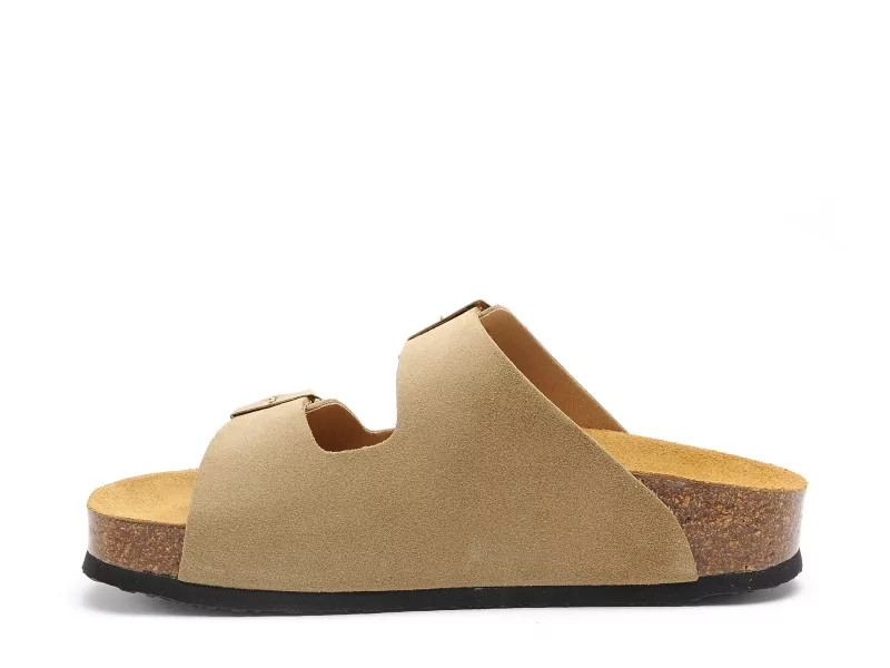Plakton CP BETA 340010 Beige Mules et Sabots Plats Femme