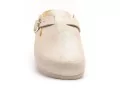 Plakton BLOGG 181539 Beige Mules et Sabots Plats Femme