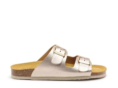 BETA 180010 Or Mules et Sabots Plats Femme