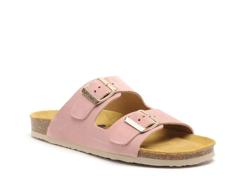Plakton BETA 180010 Rose Mules et Sabots Plats Femme
