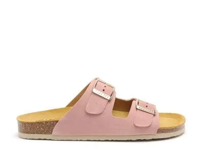 BETA 180010 Rose Mules et Sabots Plats Femme