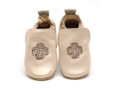 VALENTINES FLORI Beige Chaussons Bébé