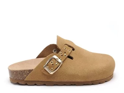 KIDS FILLES CLIC Marron Mules et Tongs Fille