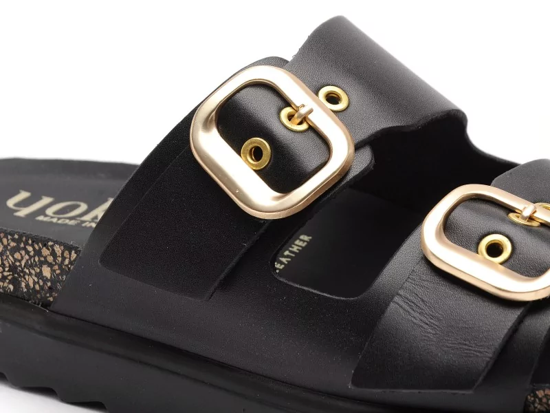 Yokono TUNEZ 130 Noir Mules et Sabots Plats Femme