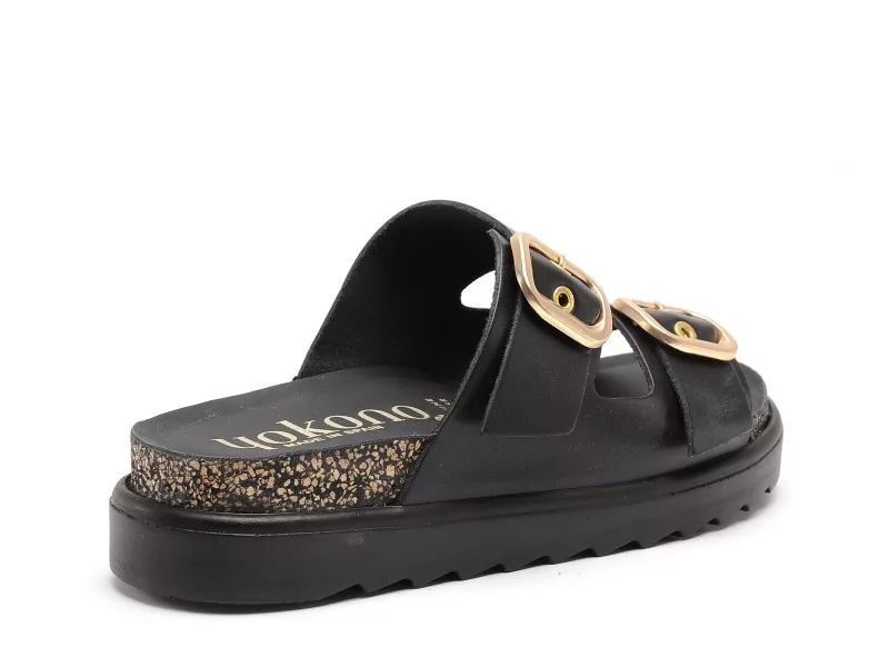 Yokono TUNEZ 130 Noir Mules et Sabots Plats Femme