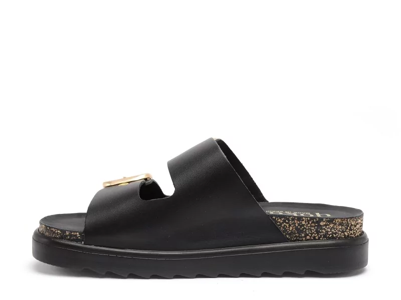 Yokono TUNEZ 130 Noir Mules et Sabots Plats Femme