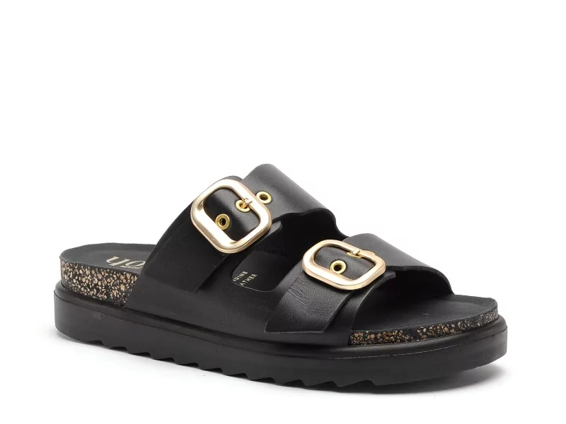 Yokono TUNEZ 130 Noir Mules et Sabots Plats Femme