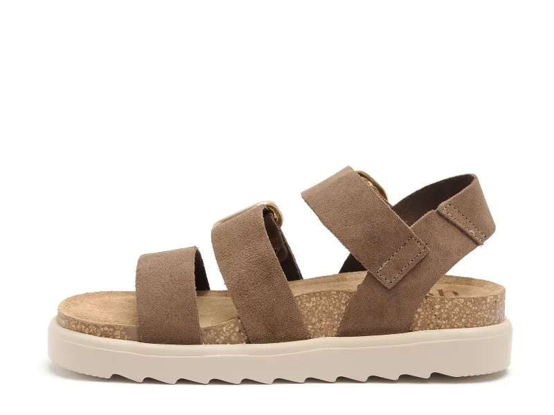 Yokono TUNEZ 127 Marron Sandales Plates Femme