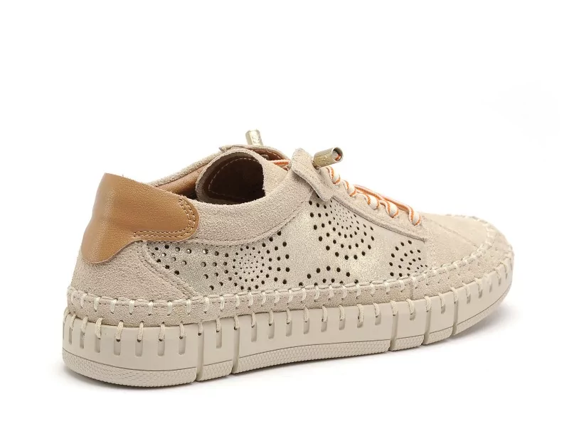 Yokono FLOW 100 Beige Baskets Basses Femme