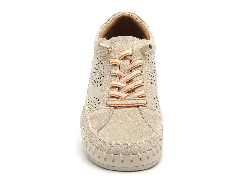 Yokono FLOW 100 Beige Baskets Basses Femme