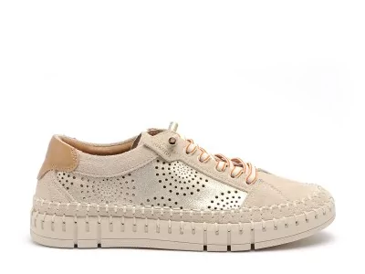 FLOW 100 Beige Baskets Basses Femme