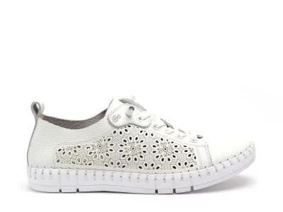 FLOW 108 Blanc Baskets Basses Femme