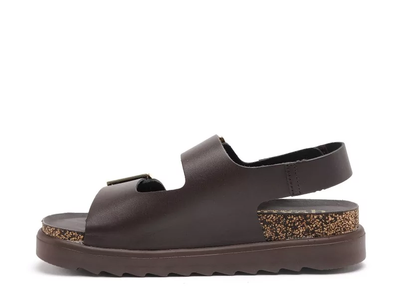 Yokono TUNEZ 261 Marron Sandales Plates Femme