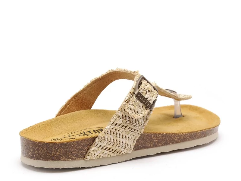 Plakton BOLERO 181671 Beige Mules et Sabots Plats Femme