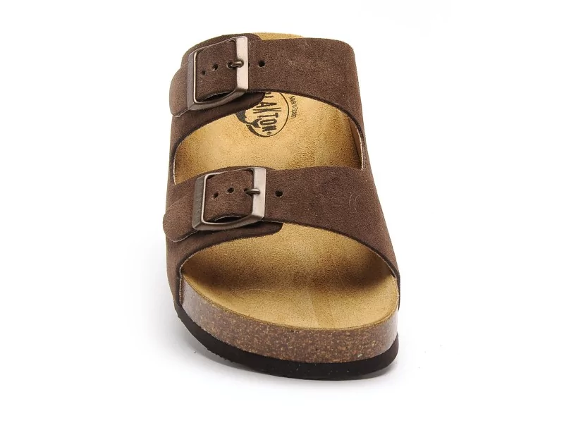 Plakton CP BETA 340010 Marron Mules et Sabots Plats Femme