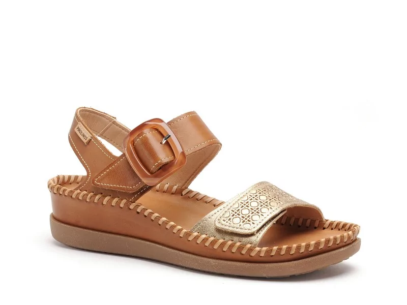 Pikolinos CADAQUES W8K0555 Marron Sandales à Talons Femme