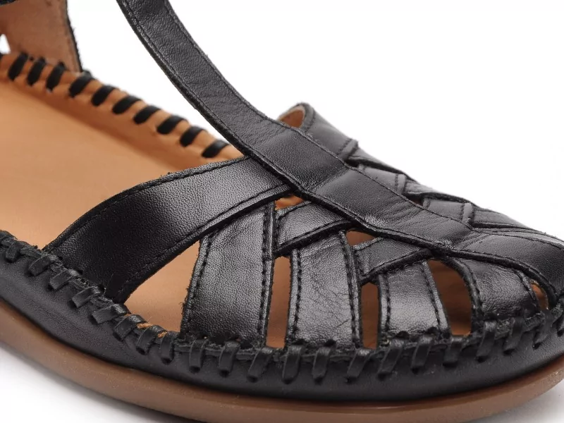 Pikolinos CADAQUES W8K0705 Noir Sandales à Talons Femme