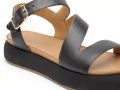Inuovo A96001 Noir Sandales Plates Femme
